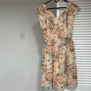 Cute flower print dress 🤍